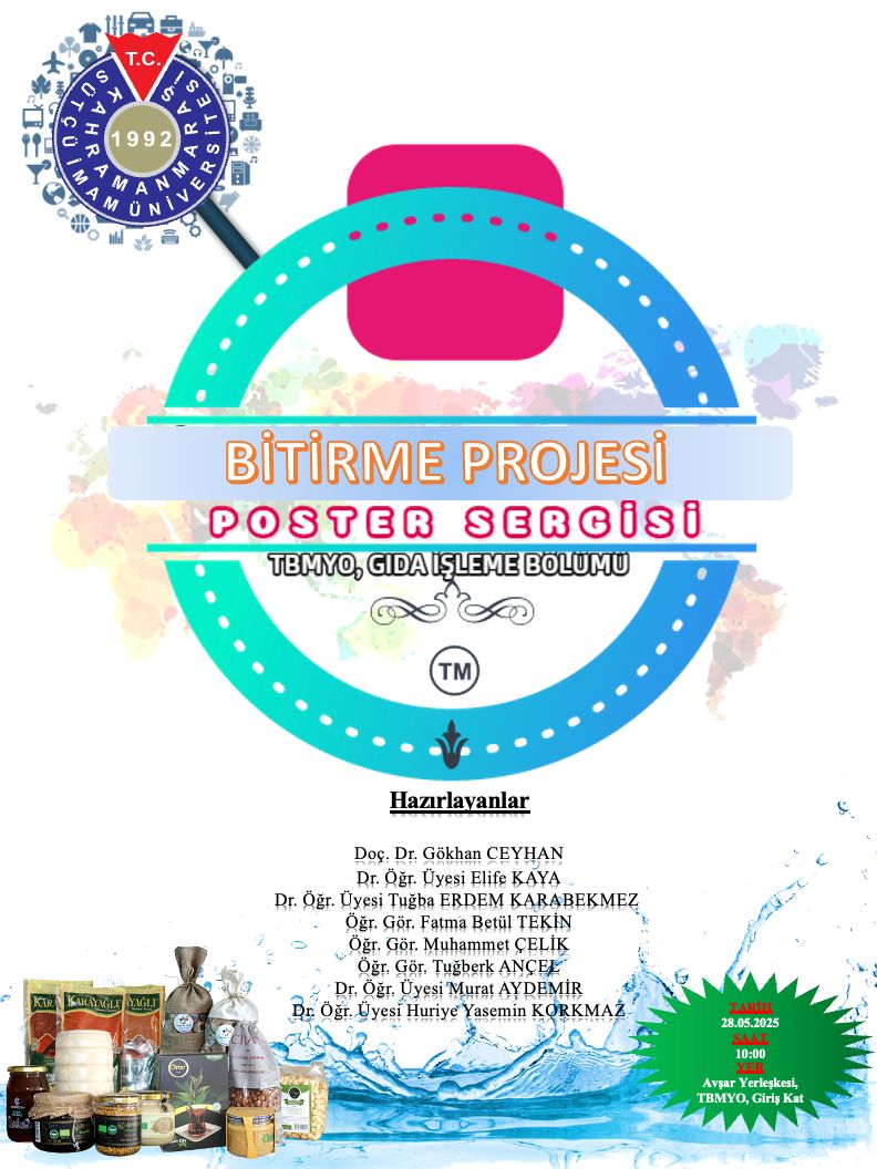 Bitirme Projesi Poster Sergisi: Gıda İşleme Bölümü